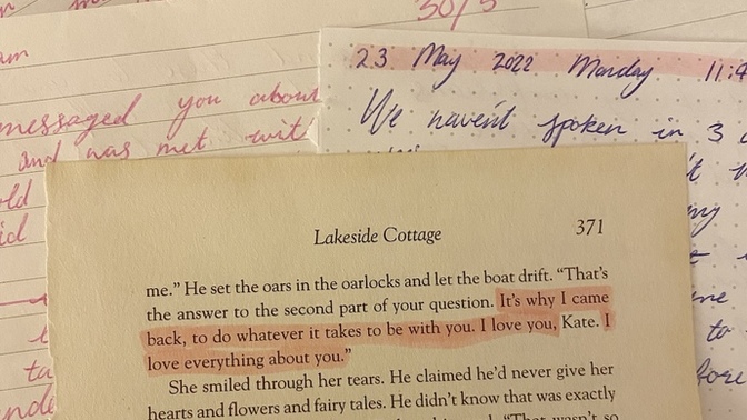 Have you ever received love/apology letter to a past partner?