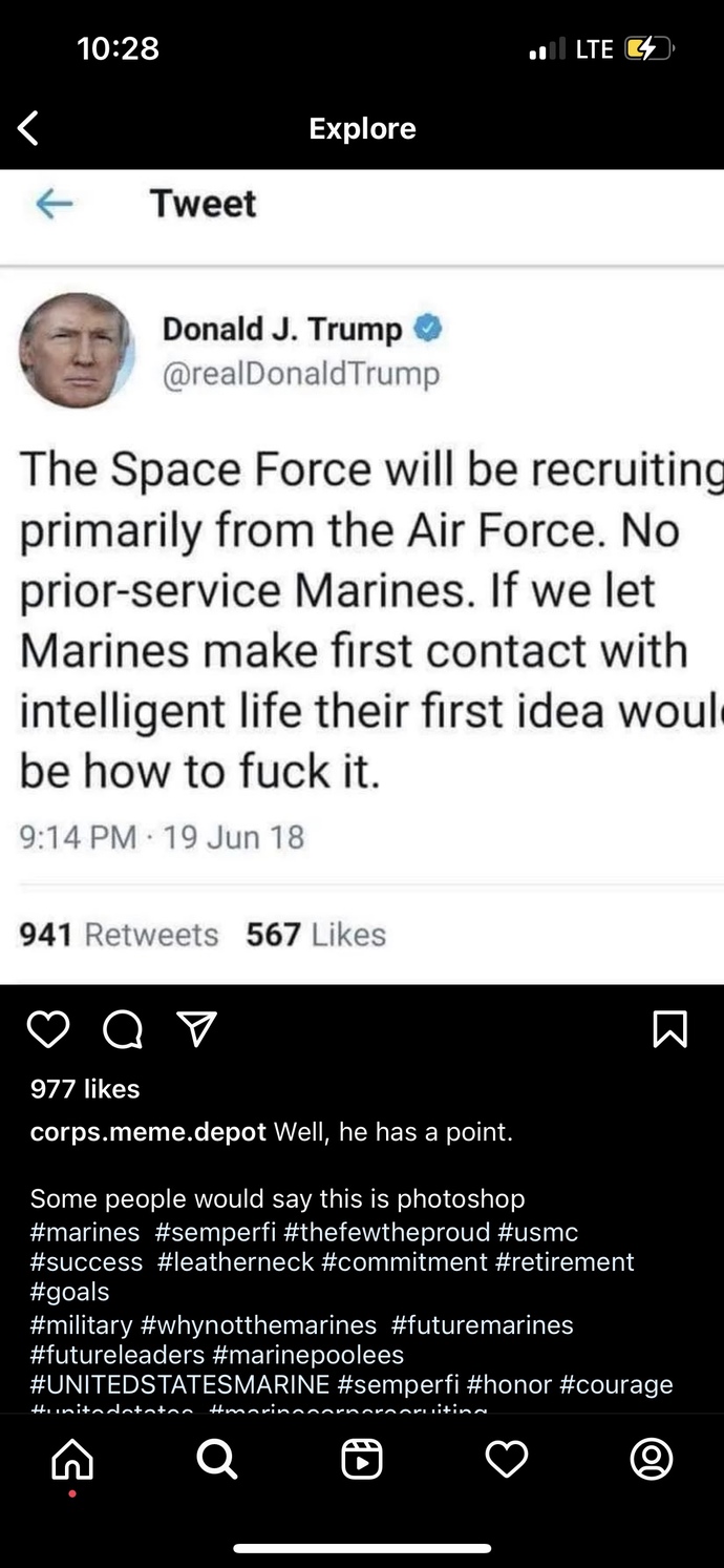 Does President Trump have a point?