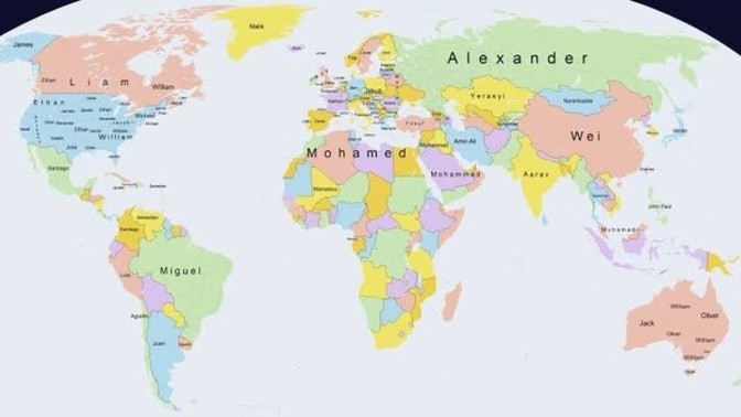 What is the most common/popular first name in your country?