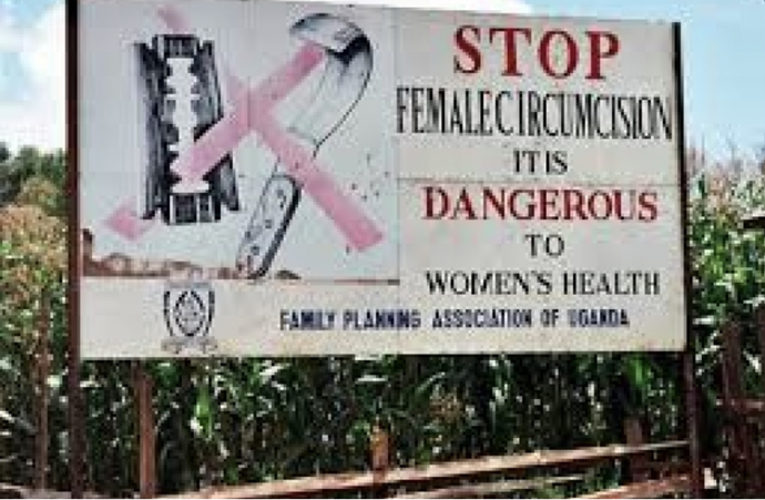 The Stop Female Circumcision campaign, is even funded in Uganda