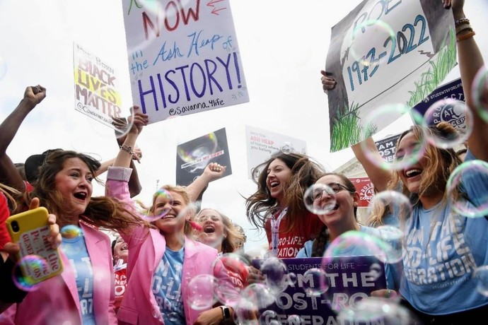 How did you celebrate the big Roe vs. Wade repeal win? ?