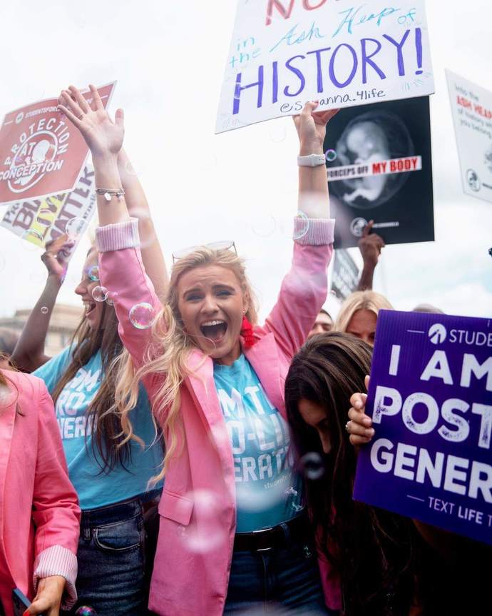 How did you celebrate the big Roe vs. Wade repeal win? ?