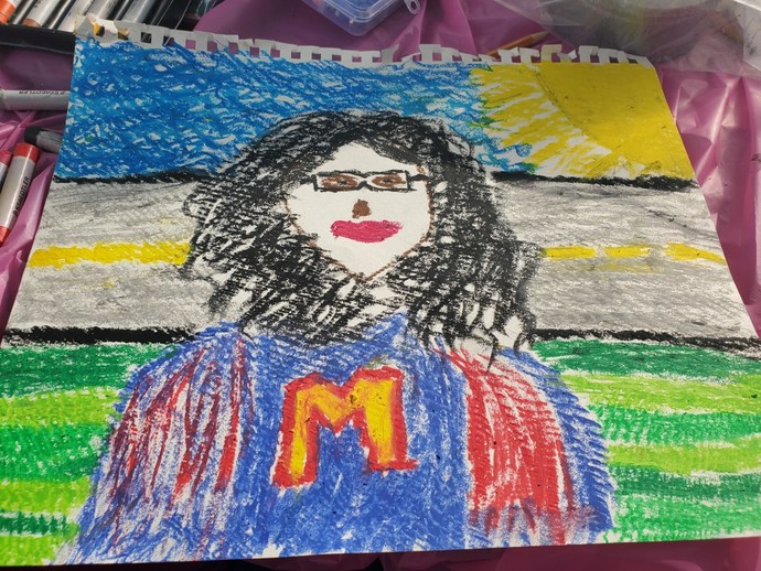 I havent done any art since I think I was a kid. What do you think of my drawing ?