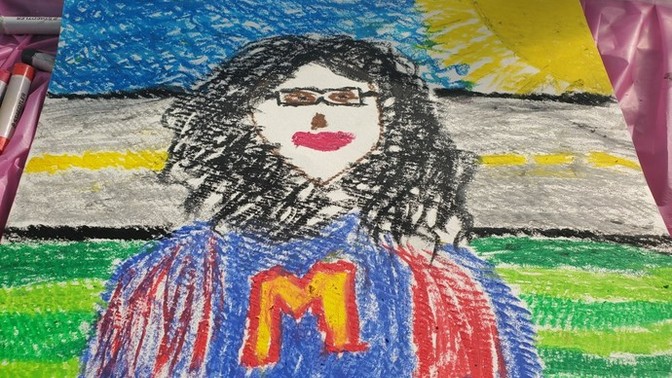 I haven't done any art since I think I was a kid. What do you think of my drawing ?