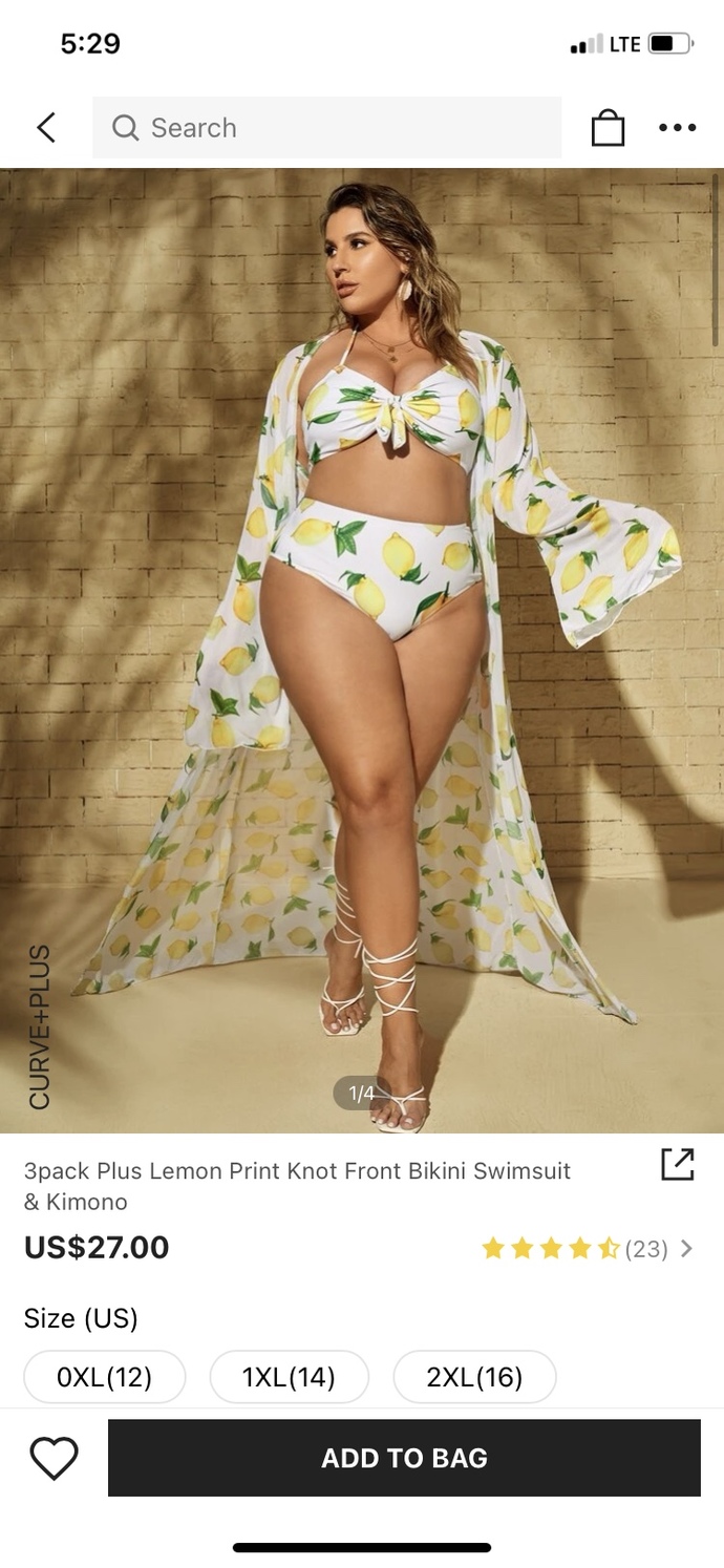 which lemon bathing suit is cuter?