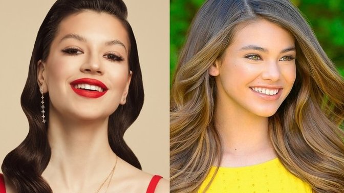Which smiling girl is more beautiful?