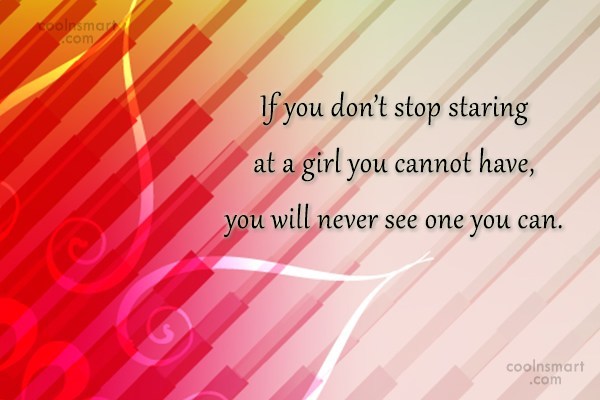 Do Girls like Men staring at them?