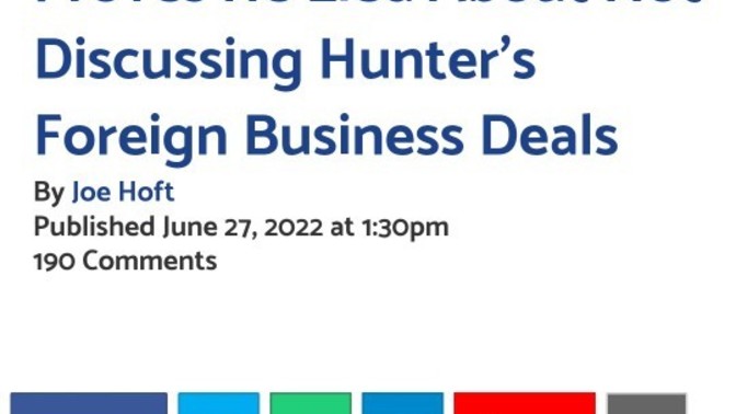 Did you Joe Biden did know about son Hunters overseas dealings?