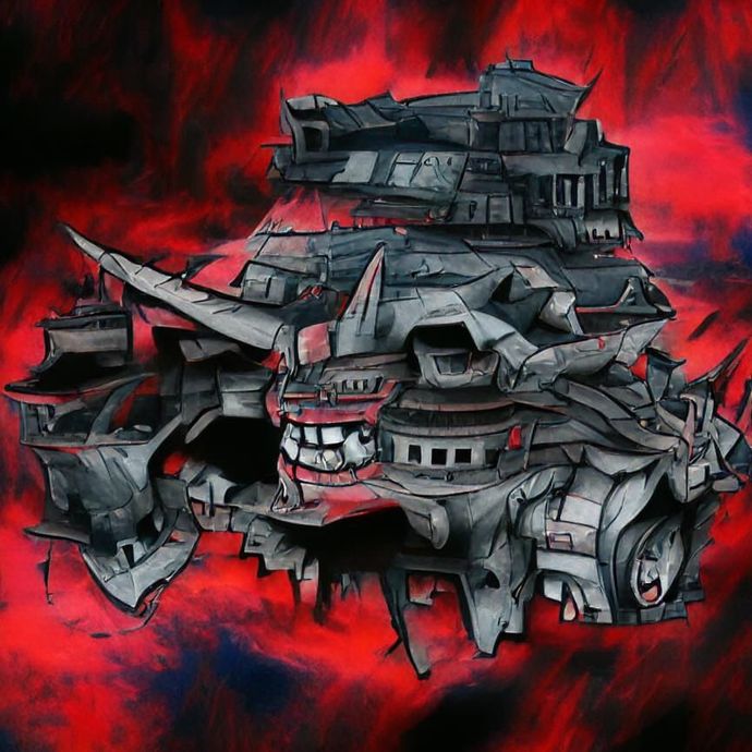 I told it to draw a tank with a face and some other details