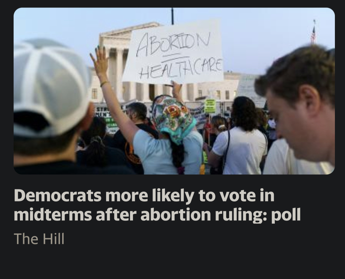 So will liberals finally get off their as*es for the Midterms?
