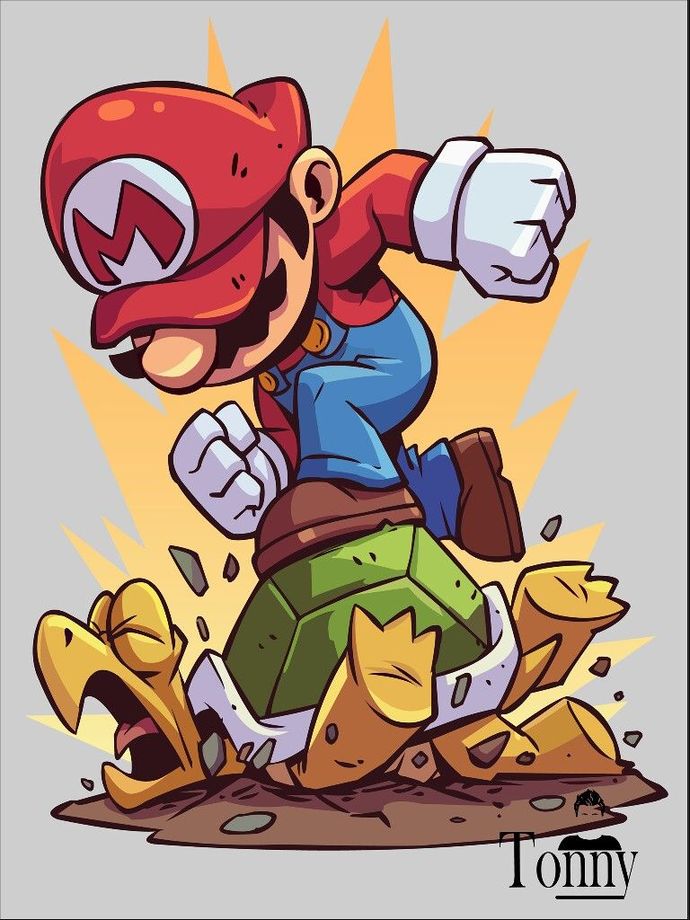 What would you do if Mario hopped on YOUR head on his way to murder Bowser and rescue the princess?