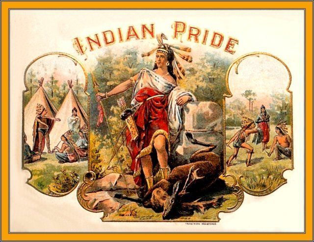 Why were Indians associated with Tobacco and cigars so much in the past?