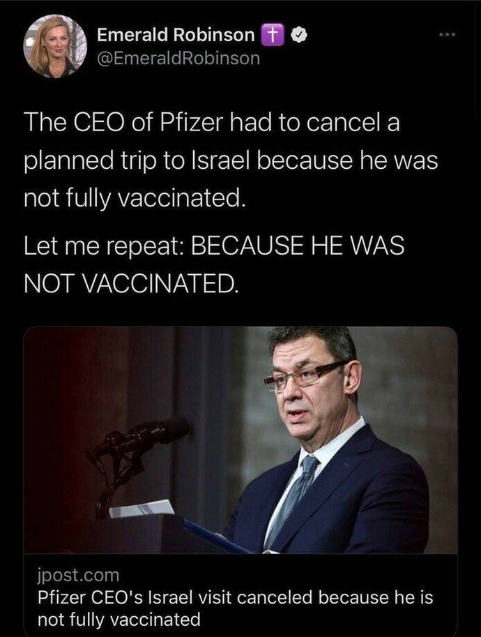 Vaxist bigots of GAG, how intelligent does this make you feel about your life choices?