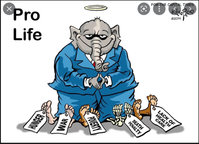 Which of these do you you think best highlights the hypocrisy of the so called pro life crowd?