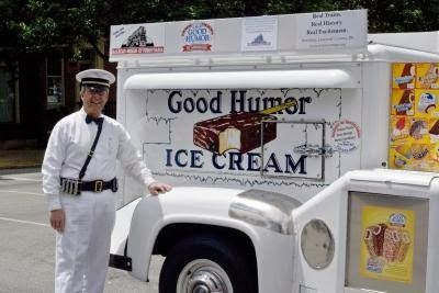 Good Humor Man selling Good Humor Ice Cream