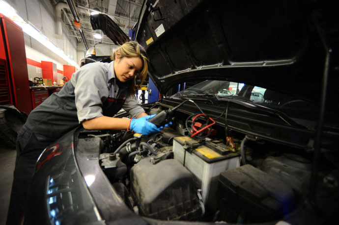 Would date a woman who works as a auto mechanic and ladies do you have basic knowledge of car work?
