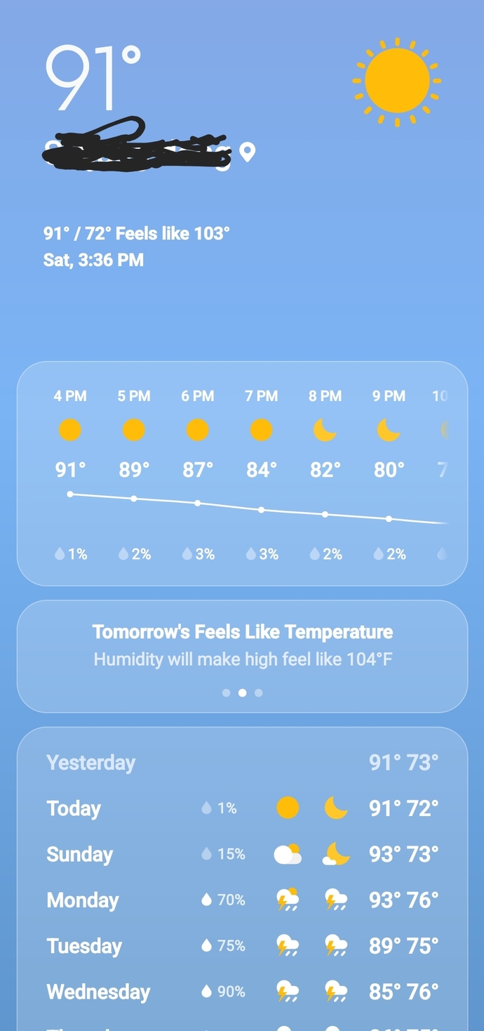 How is the weather ☁️🌡️ you have GaGers now?