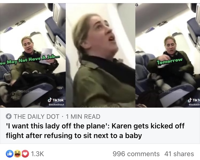 Cry baby Karen’s