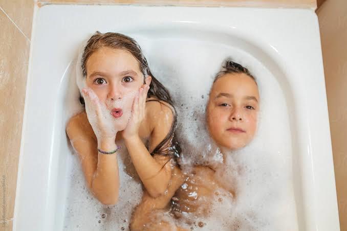 What age did you stopped bath together with your siblings?
