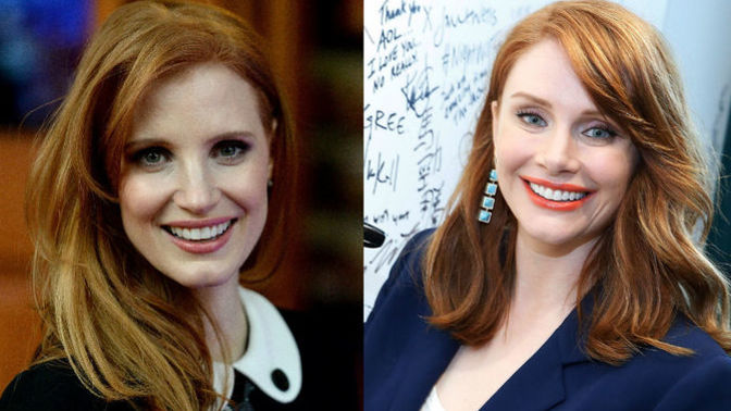 Okay, we MUST settle the debate now: Which Hollywood redhead is hotter? Bryce Dallas Howard or Jessica Chastain?