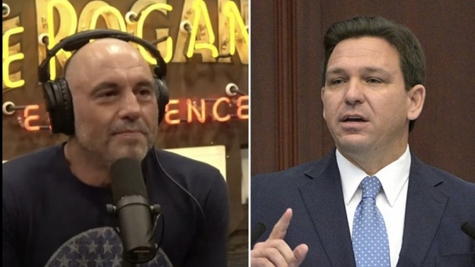 What are your thoughts on Joe Rogan supporting and/or endorsing Florida Governor Ron DeSantis?