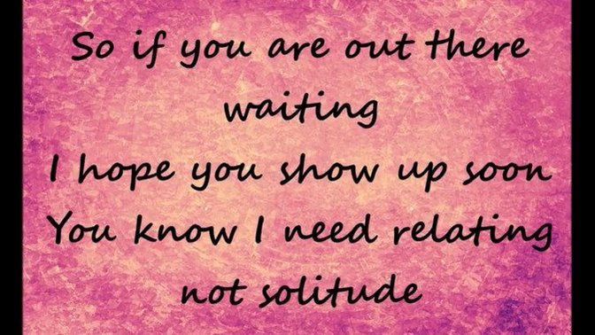 Do you prefer to have more ‘relating’ or ‘solitude’ in a relationship?