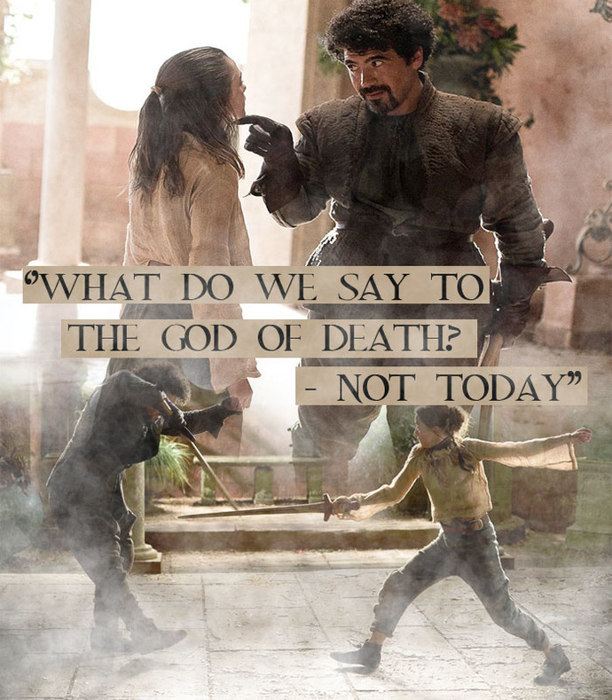 What do we say to death?