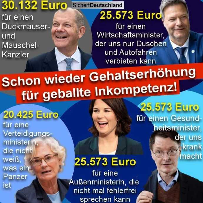 How much do you think politicians should earn?