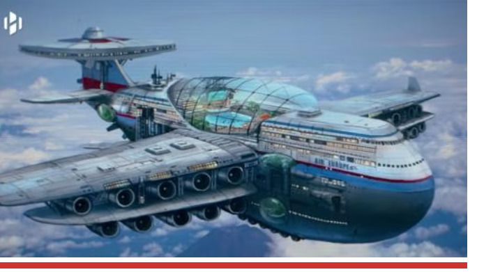 Would you stay at this giant flying luxury hotel that can stay in the air for years?