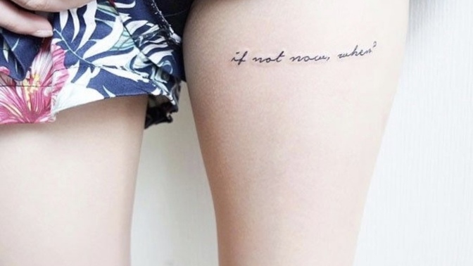 What’re your thoughts on word tattoos that have 0 meaning to that person?