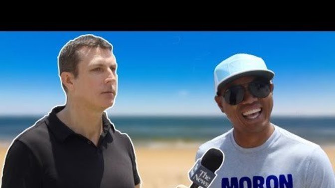 Does Mark Dice prove how unintelligent blue voters are?