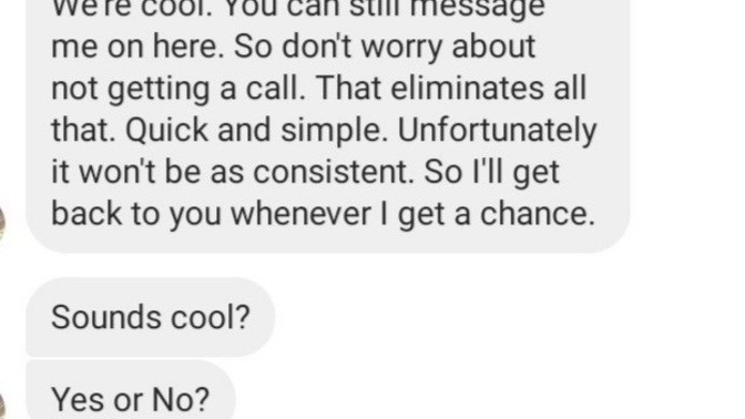 Is it too late to reach out?