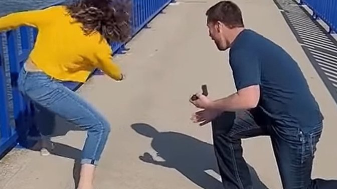 What if the wind blows the engagement ring away?