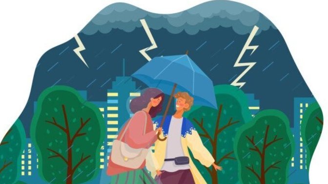 If You & Someone Were Out Walking In The Rain & The Second You Both Heard Thunder What Would You Do If They Asked You To Hold The Umbrella?
