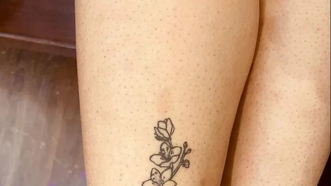 Girls, Is such leg stubble very common for girls?