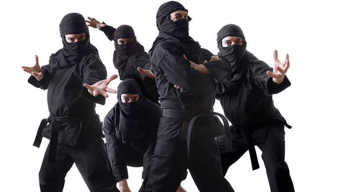 Ninjas versus Pirates. Which side are you joining?