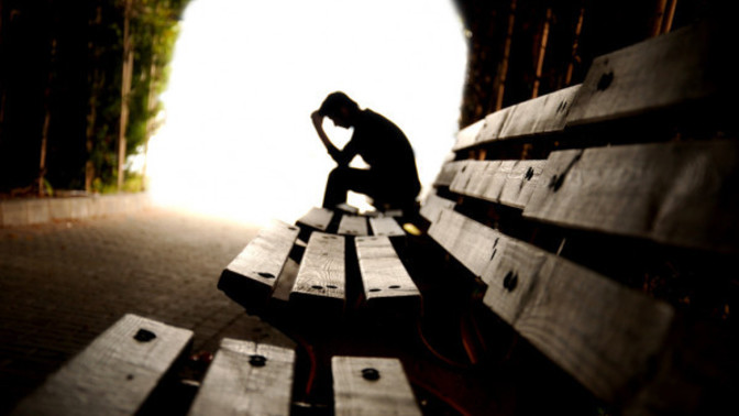 What kind of trouble or problem have you had to hide from your friends and family, deal with on your own, while withdrawing from them?