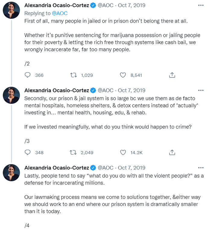 Do you agree with Democratic representative Alexandria Ocasio-Cortez?
