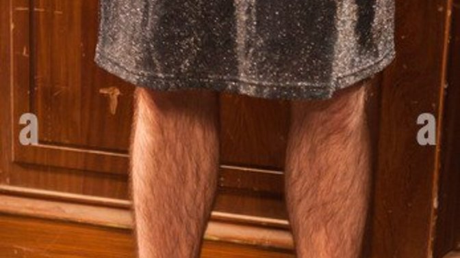 Att: Crossdressers. When wearing a skirt & you have to pee. Do you pull down the front of skirt, lift up from the bottom or do pull down & pee?