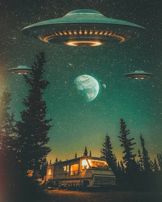 Does this picture of a UFO remind you of the first time you were abducted by aliens?