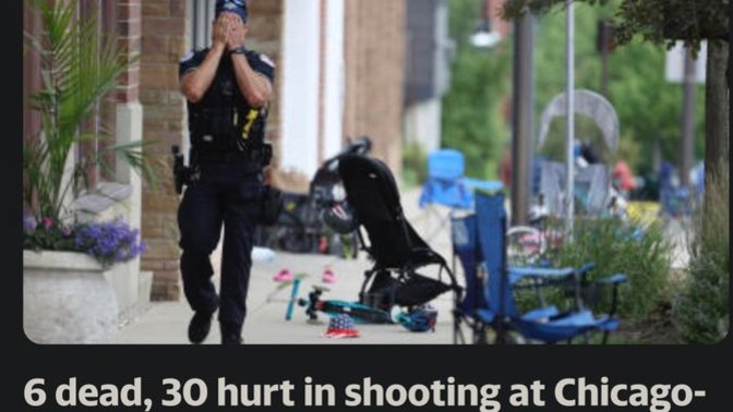 So Ultimately: It’s either “no more public events” or “get rid of guns”. Which would you rather have?