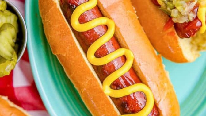 What is the best way to slice a hotdog bun?