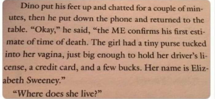 What do you think of these parts in books written by men?