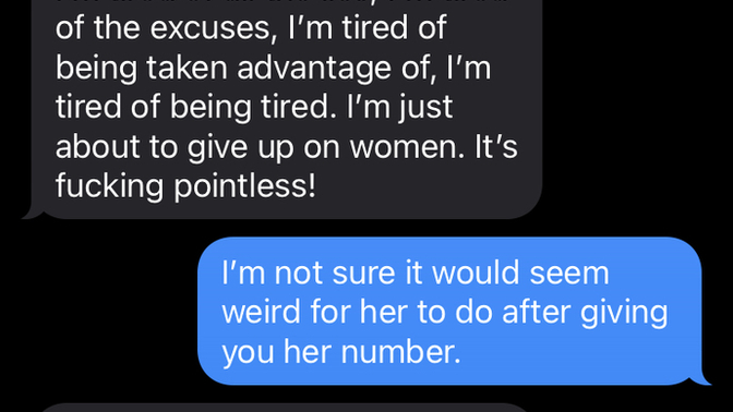 How do I get my friend out of this anti woman incel/mgtow revenge mindset?