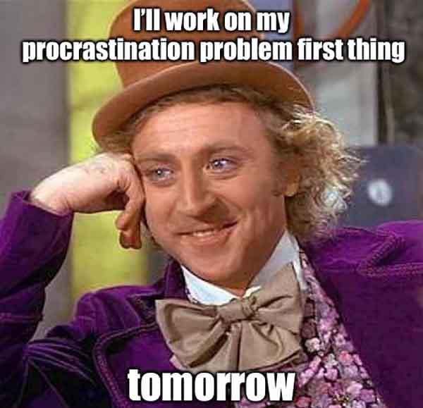 Does any work actually get done when you work for yourself/on your own time?