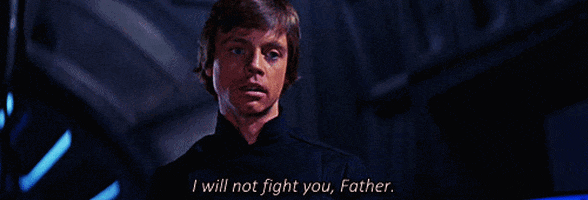 Would you have struck down emperor palpatine with all of your hatred so your journey towards the dark side would be complete?