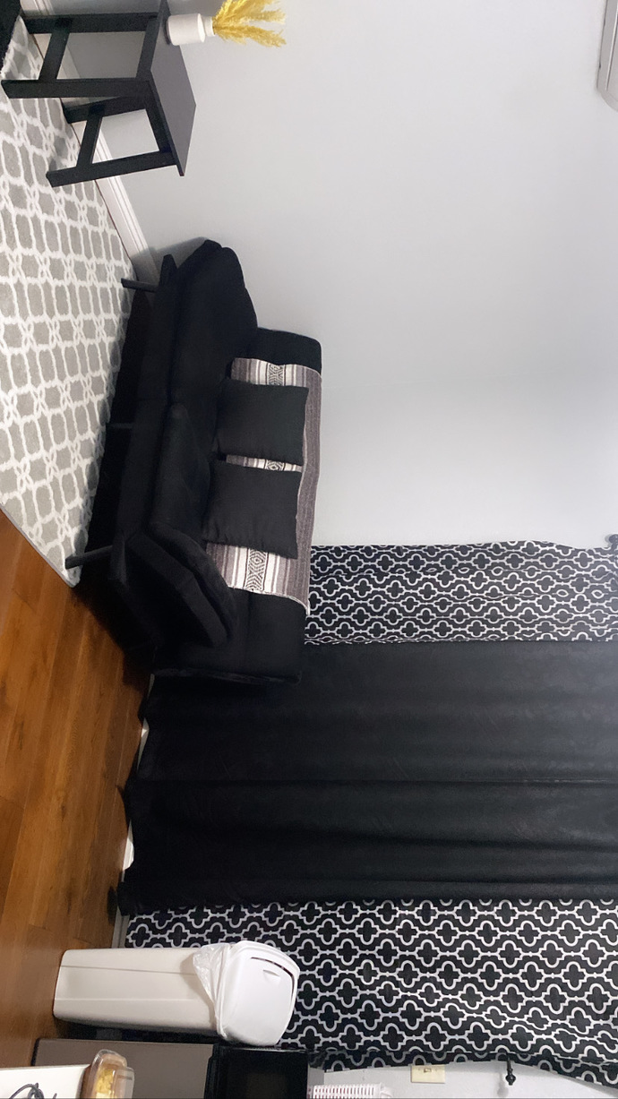 Poll- should I buy white or black curtains for my living room?