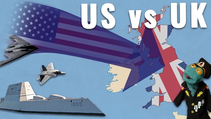 Who would win in a war between United Kingdom and the United States?