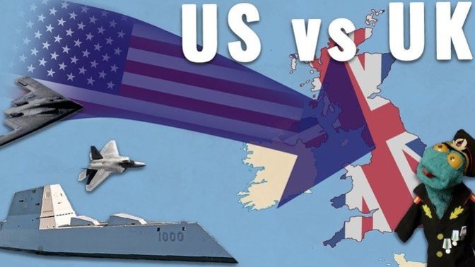 Who would win in a war between United Kingdom and the United States?