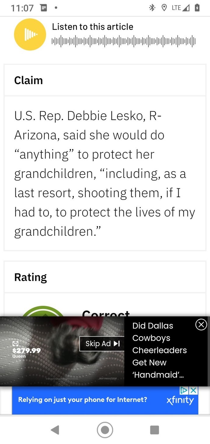 How dumb would you have to be to think that Arizona representative, Debbie Lesko, wants to kill her grandchildren?